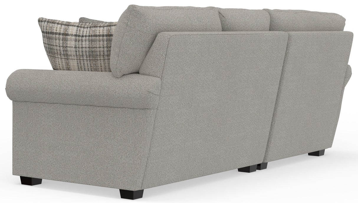 Livingston - Sectional With Comfort Coil Seating And Accent Pillows