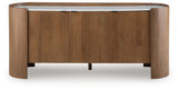 Fitzroy - Brown / White - Accent Cabinet