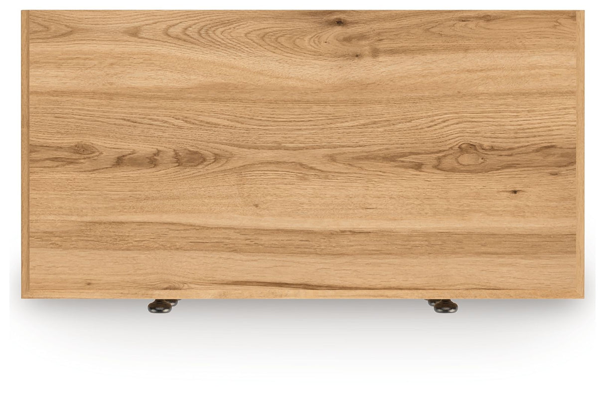 Aleaport - Warm Brown - Five Drawer Chest
