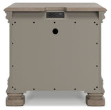 Lexorne - Three Drawer Night Stand - Gray