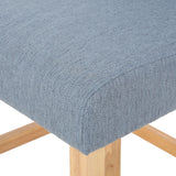 Vienna - Contemporary Fabric Tufted & Wingback Counter Stools (Set of 2)