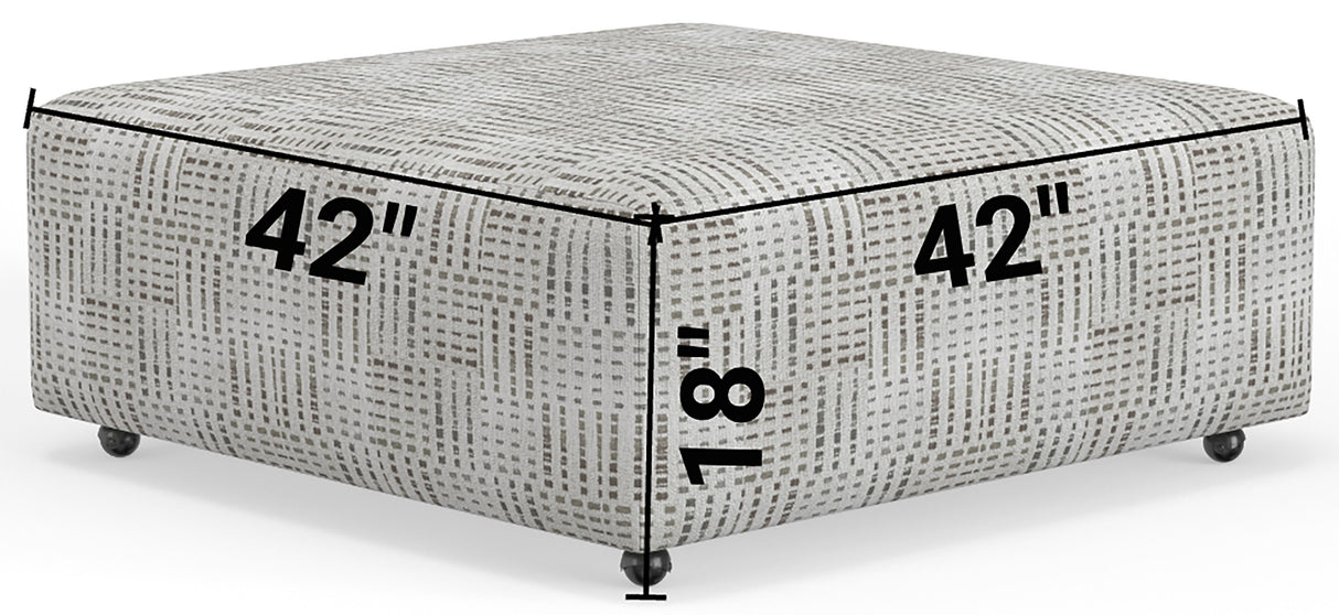 Kellen - Castered Cocktail Ottoman