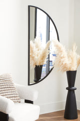 Denlow - Black - Accent Mirror