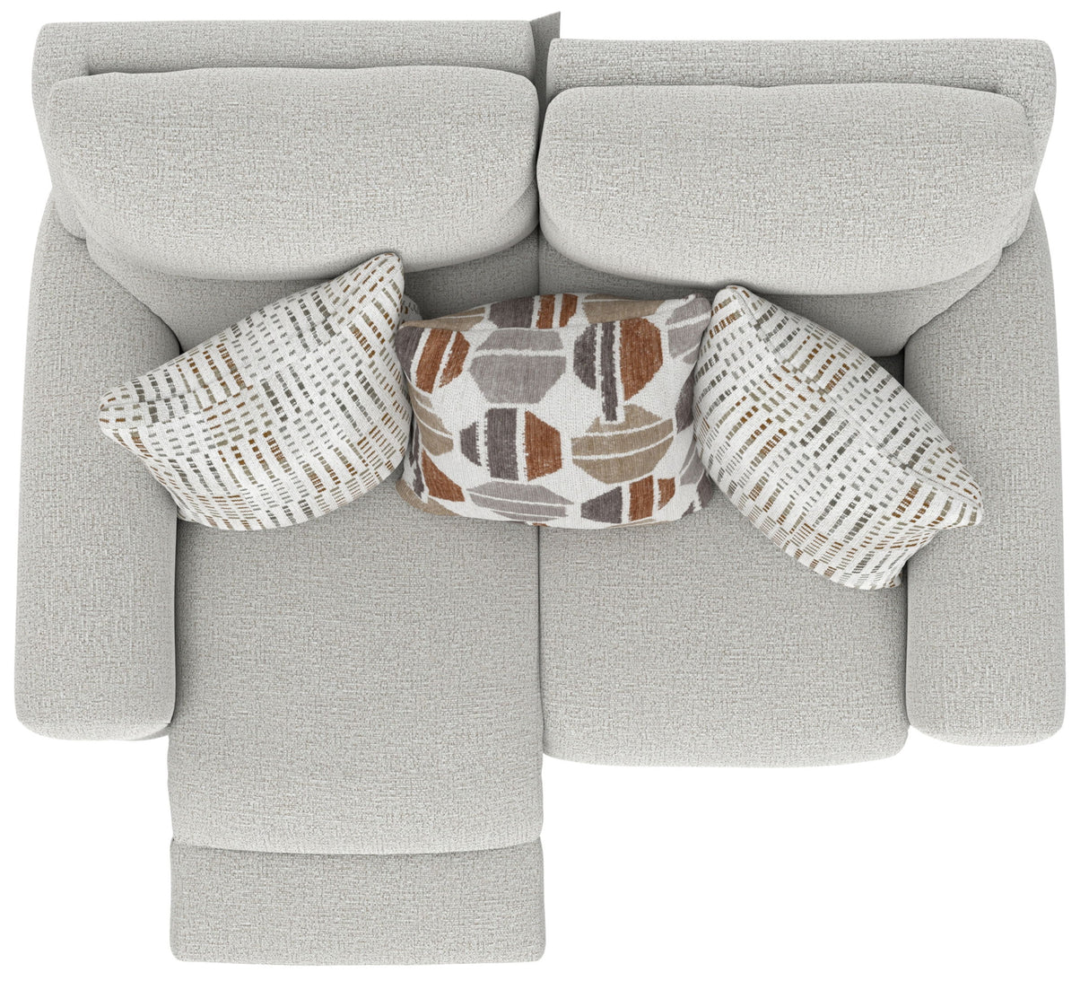 Kellen - Lay Flat Reclining Loveseat - Ecru