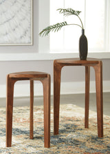 Brynnleigh - Accent Table Set (Set of 2) - Medium Brown