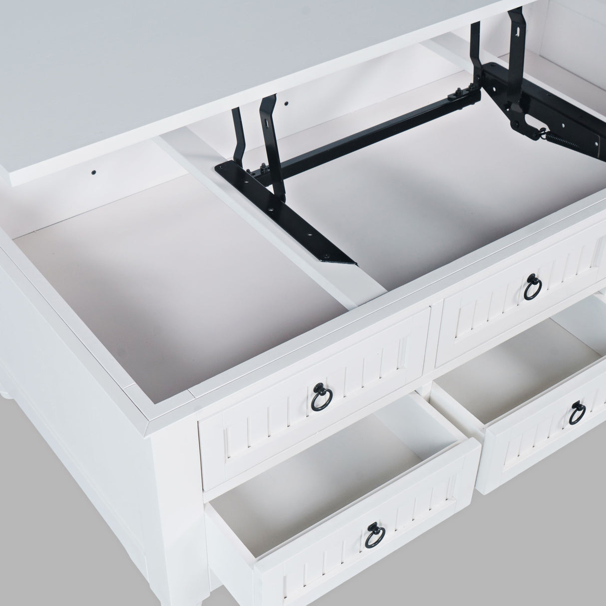 Westport - Castered Leg Coffee Table - White
