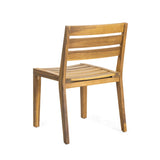 Outdoor Dining Side Chair (Set of 2) - Teak Finish