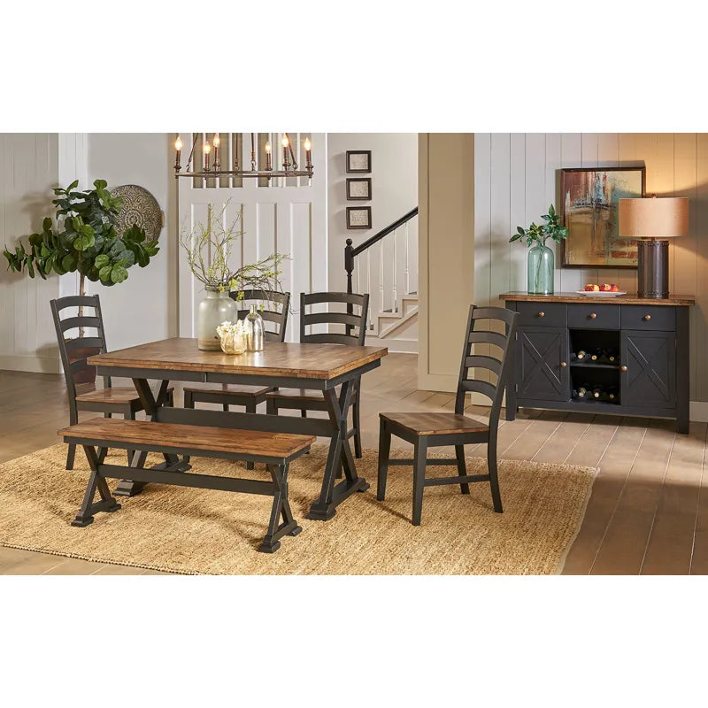 Stormy Ridge Gathering Height Table With Butterfly Leaf