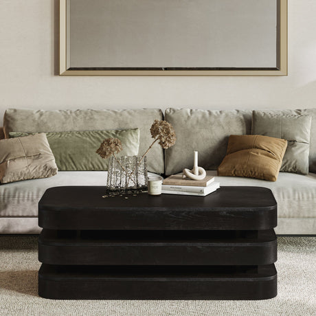 Brix Rectangular Cocktail Table w/Casters