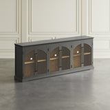 Archdale Gothic Arch 6 Door Accent Cabinet