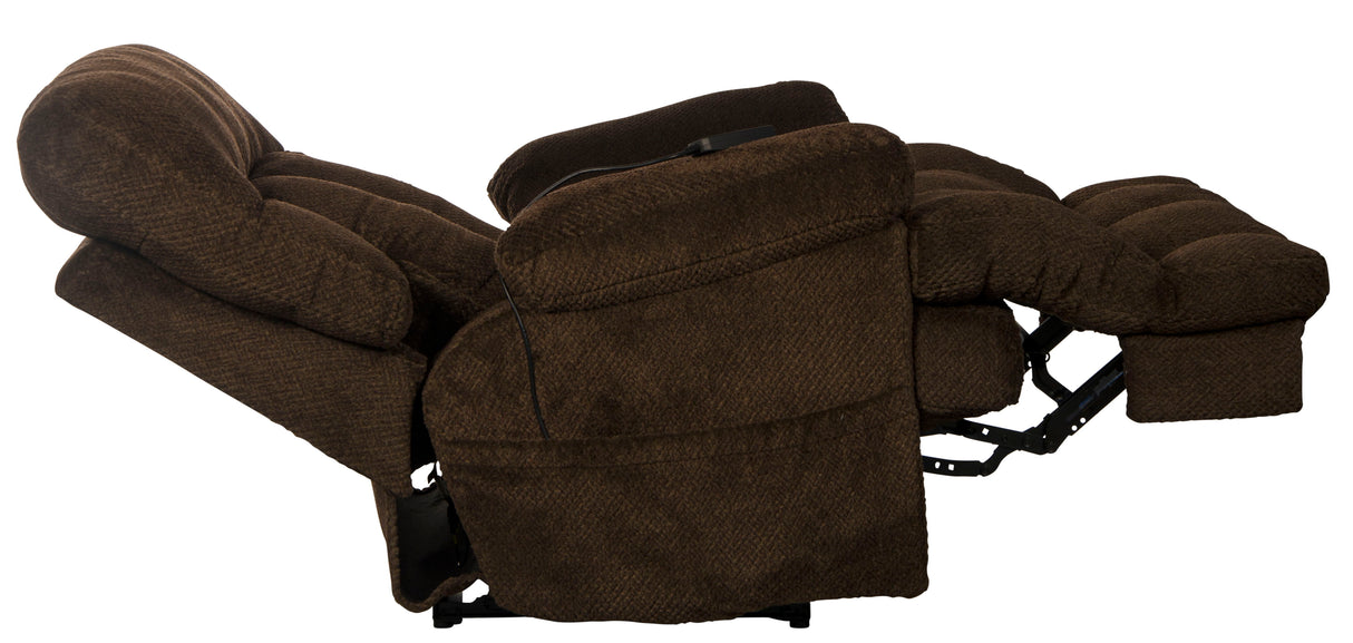 Sterling - Power Headrest/Lumbar Power Lay Flat Recliner With Heat & Massage