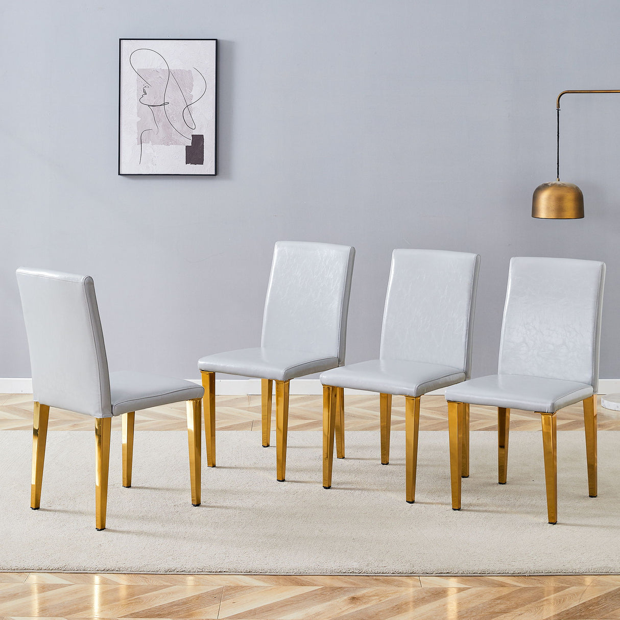 Modern Dining Chairs With Metal Legs