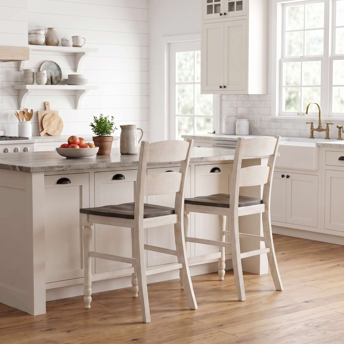 Madison County - Ladderback Stool (Set of 2)