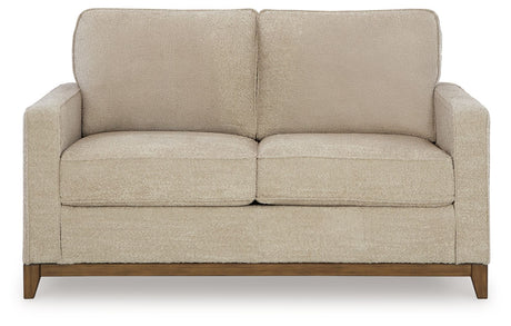 Arendale - Desert - Loveseat With Dark Cushions