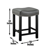 Aspen - Counter Stool - Dark Gray