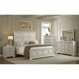 Romilly - Nightstand With USB - White