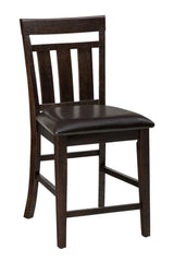 Kona Grove - Slatback Stool (Set of 2) - Chocolate Dark Brown