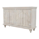 Taj - Accent Cabinet - White Wash