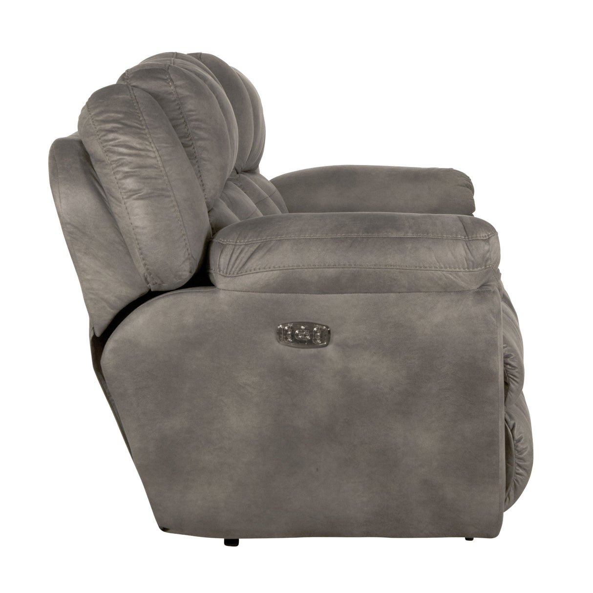 Ferrington - Power Lay Flat Reclining Console Loveseat with Power Adjustable Headrest & Lumbar