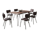 Nature's Edge - 7 Piece Upholstered Dining Set - Slate
