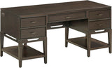 64" Half Pedestal Desk