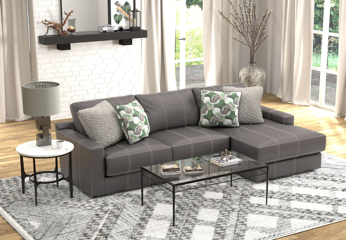 Minori - Italian Leather Sectional Sofa
