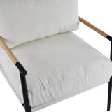 Modern Accent Chair With Plush Cushions, Cozy Seating