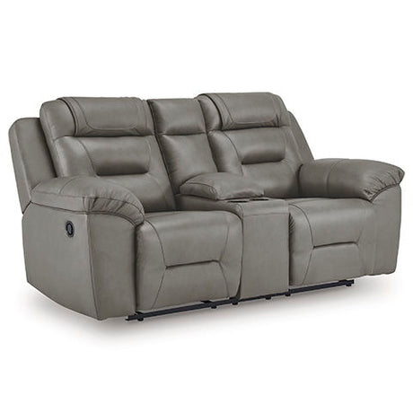 Heritage Dbl Reclining Loveseat w/ Console Leather