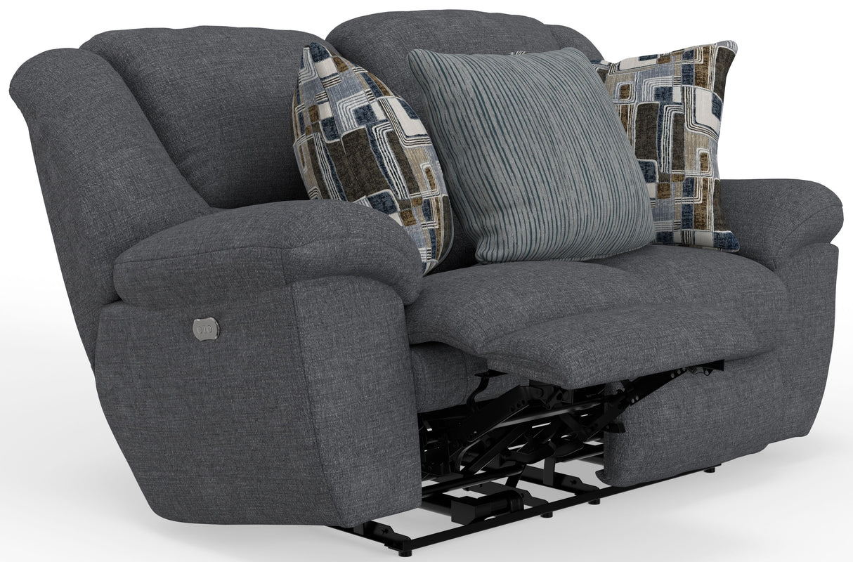 Trifecta - Power Reclining Loveseat - Smoke