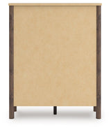 Pamytta - Brown - Five Drawer Wide Chest