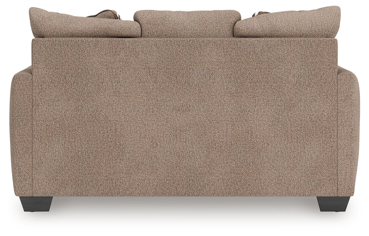 Triston-Peaks - Suede - Loveseat