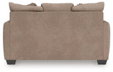 Triston-Peaks - Suede - Loveseat