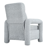 Push Back Recliner Armchair Upholstered Recliner Chair Single Sofa With Adjustable Backrest