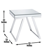 Alfresco - 3 Piece Occasional Table Set - Silver