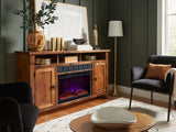 63" Fireplace Console
