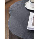 Modern Plum Blossom Shaped Coffee Table With Storage