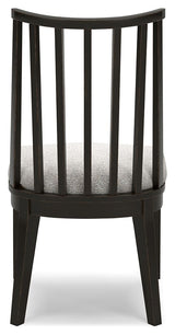 Galliden - Dining Upholstered Side Chair (Set of 2) - Black