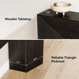 Extra Long Console Table Table Behind Couch For Hallway & Living - Black