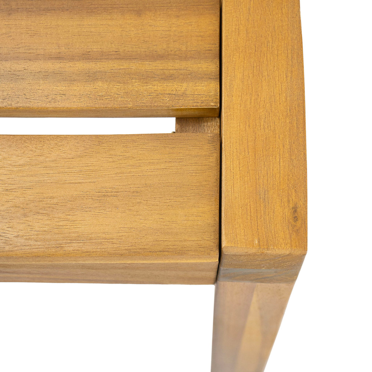 Outdoor Dining Side Chair (Set of 2) - Teak Finish