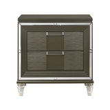 Twenty Nine - 2-Drawer Nightstand With USB - Dark Brown