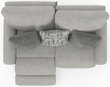 Maxwell - Power Deep Seat Reclining Loveseat - Cream