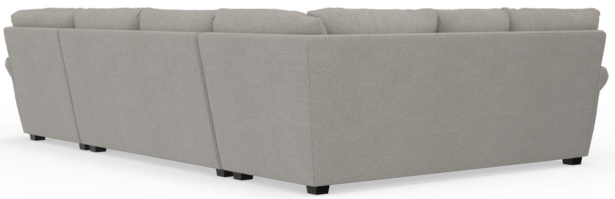 Livingston - Sectional With Comfort Coil Seating And Accent Pillows
