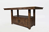 Cannon Valley - 7 Piece Dining Set - Distressed Medium Brown