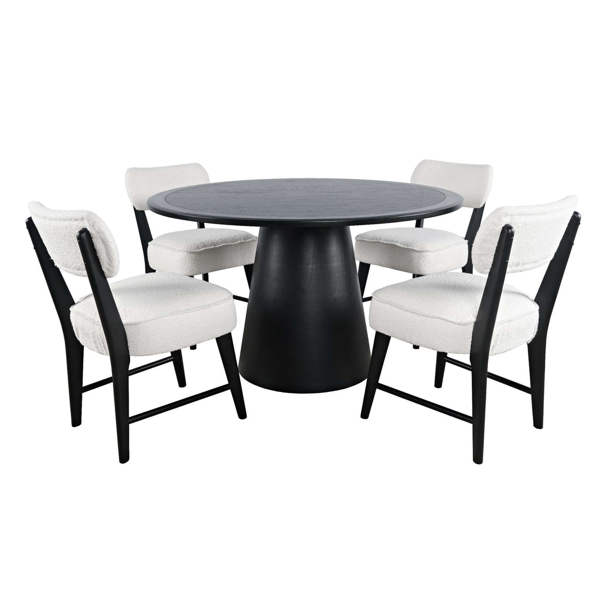 Nash - 5 Piece Dining Set, Table With 4 Dining Chairs