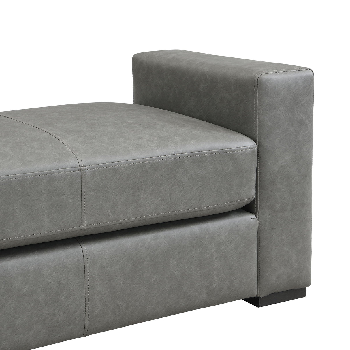 Ottoman With Unique Armrest Design For Living Spaces