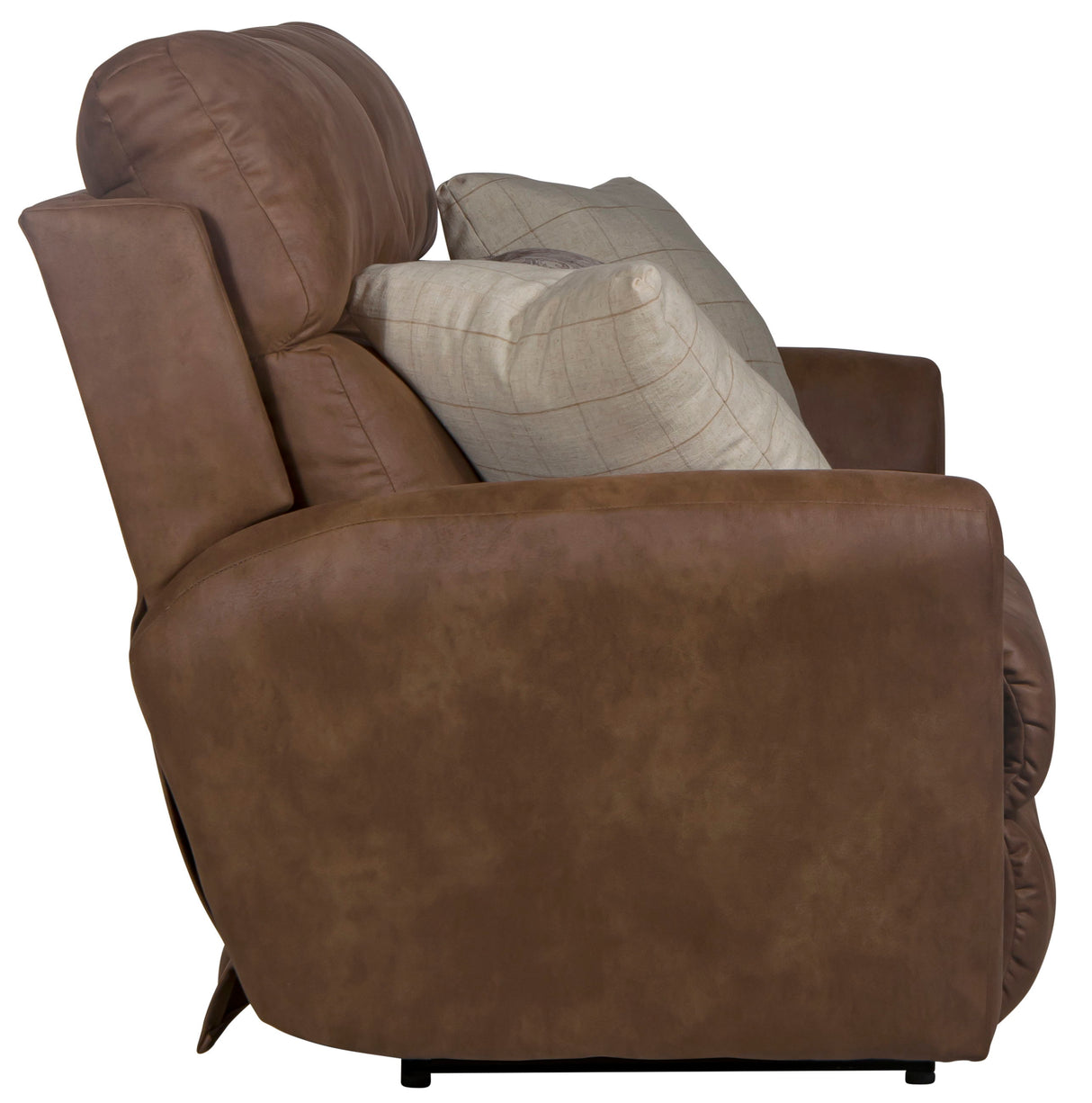 Justine - Lay Flat Reclining Loveseat - Burlap