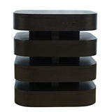 Brix Square End Table - Espresso