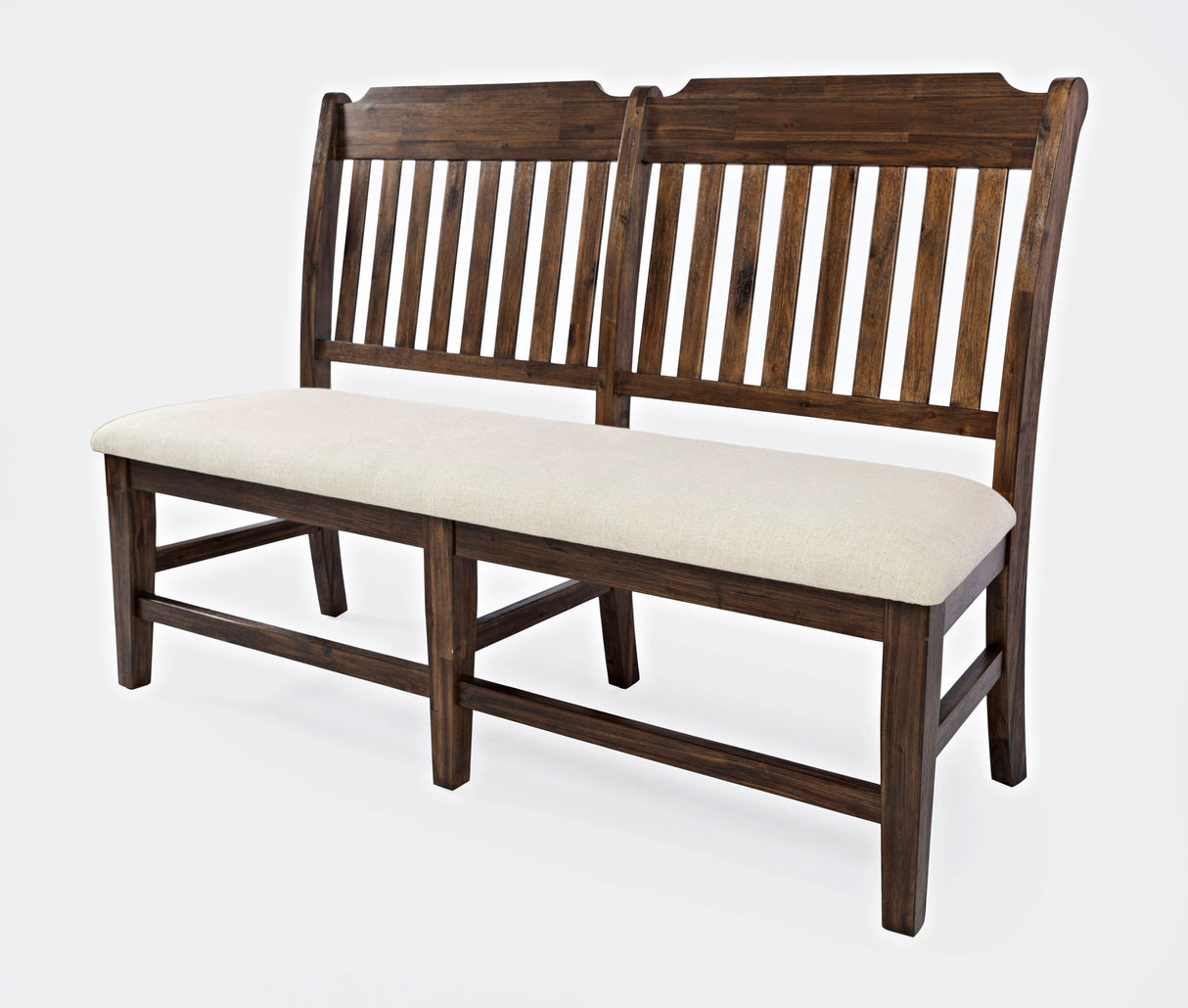 Bakersfield - Dining Bench - Wire Brush Brown / Beige