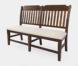 Bakersfield - Dining Bench - Wire Brush Brown / Beige