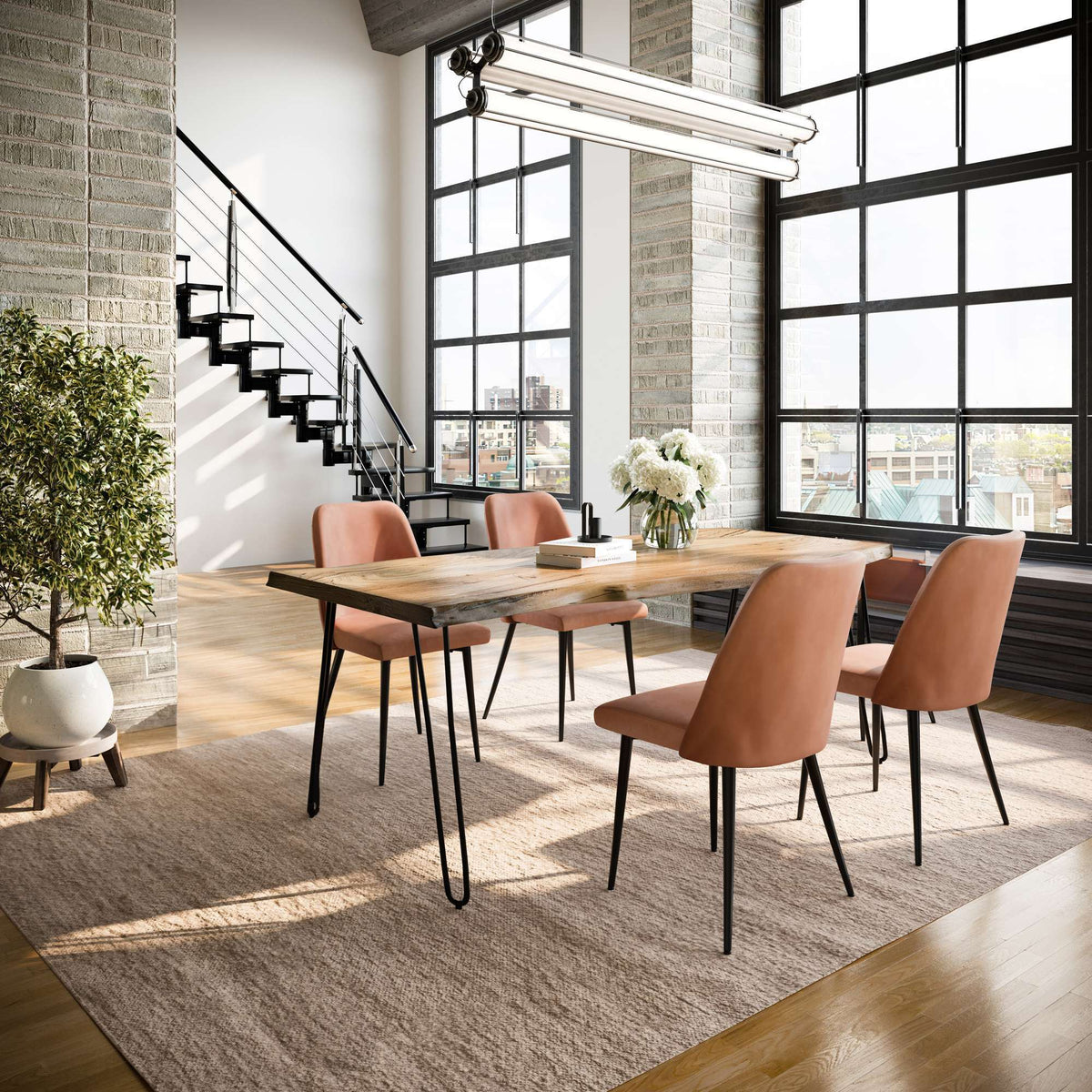 Nature's Edge - Dining Set - Natural